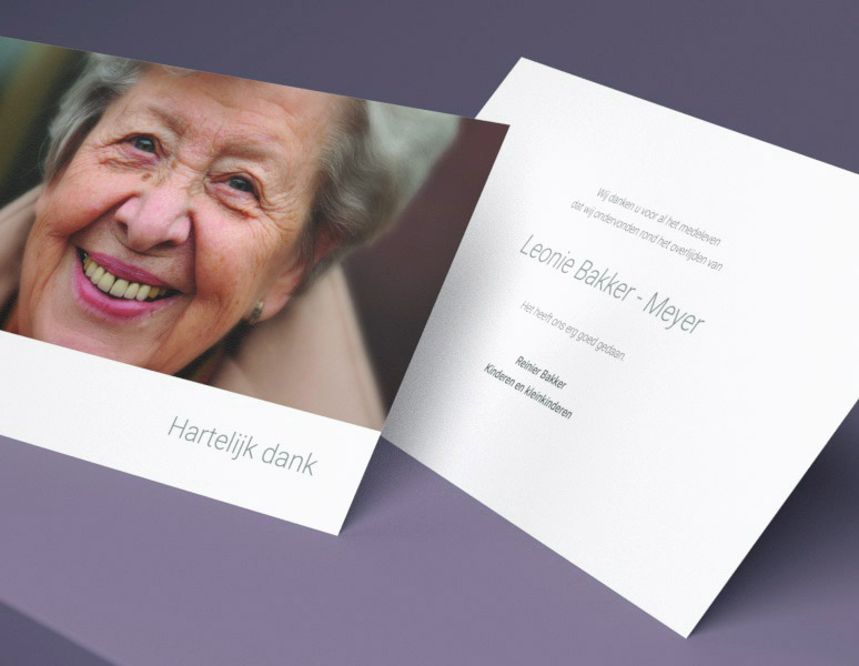 Memento Dankbetuiging